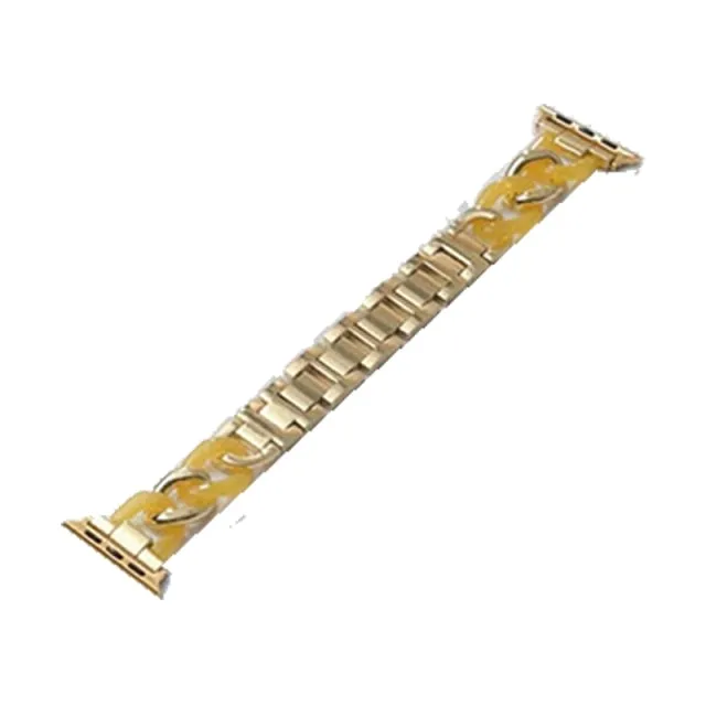 Resin Strap for Apple Series 7 6 Chain iWatch Loop Watchband Bracelet