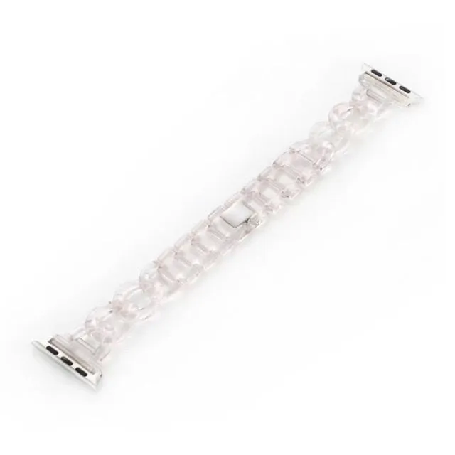 Resin Strap for Apple Series 7 6 Chain iWatch Loop Watchband Bracelet