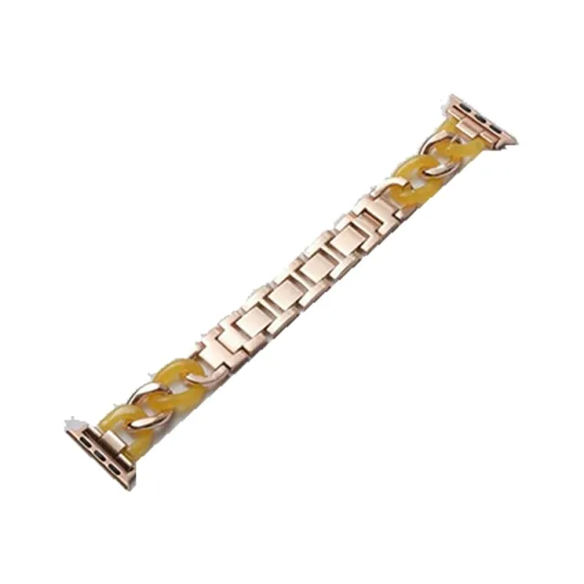 Resin Strap for Apple Series 7 6 Chain iWatch Loop Watchband Bracelet