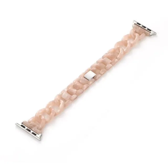 Resin Strap for Apple Series 7 6 Chain iWatch Loop Watchband Bracelet