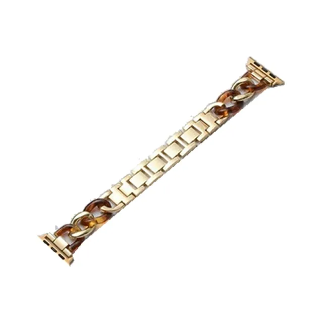 Resin Strap for Apple Series 7 6 Chain iWatch Loop Watchband Bracelet