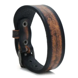 Retro Cattle Leather Bracelet Simple Men's Leather Ornament