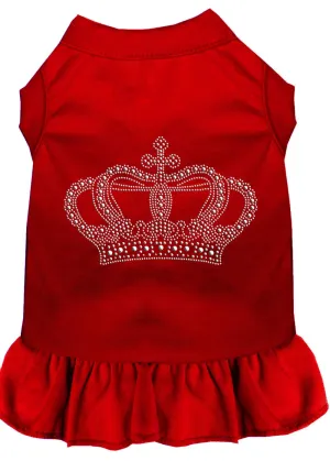 Rhinestone Crown Dress Red Med (12)