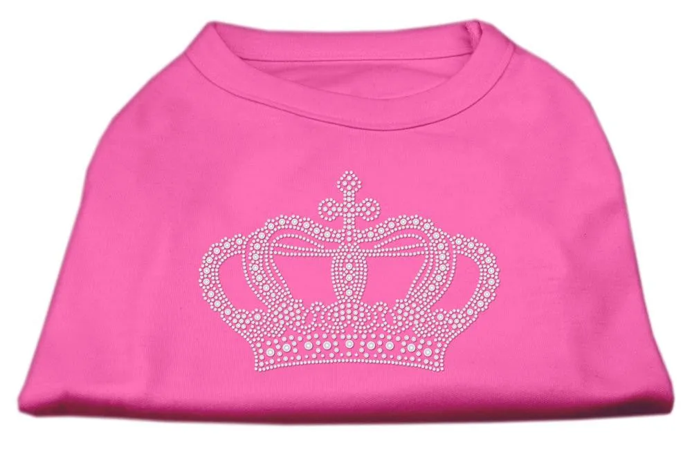 Rhinestone Crown Shirts Bright Pink XXXL (20)