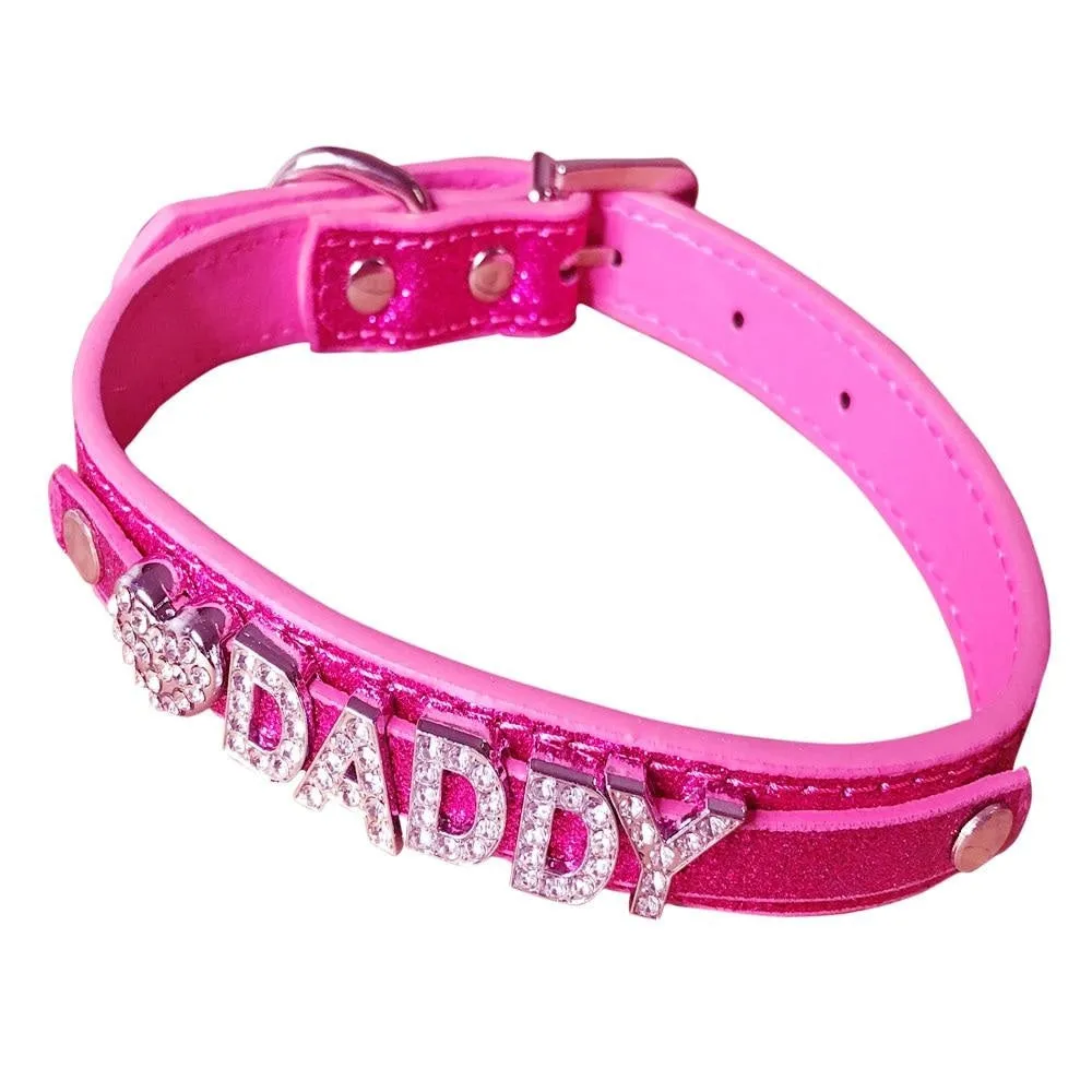 Rhinestone Daddy Collar