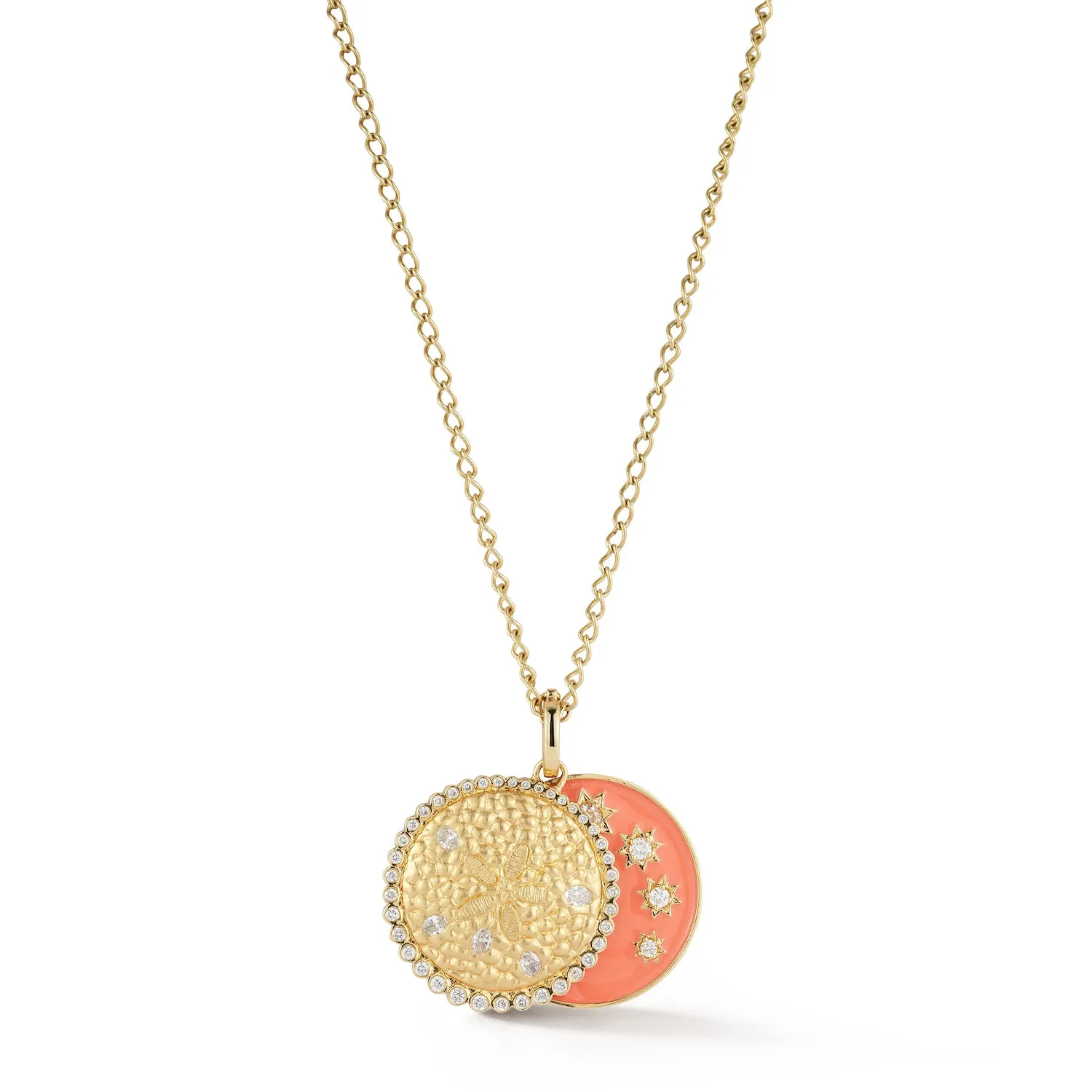 Sand Dollar Locket Necklace