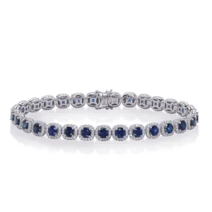 Sapphire & Diamond Bracelet