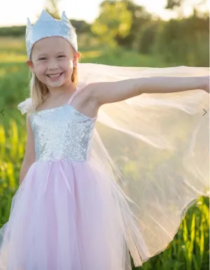 Sequin Crown with Veil