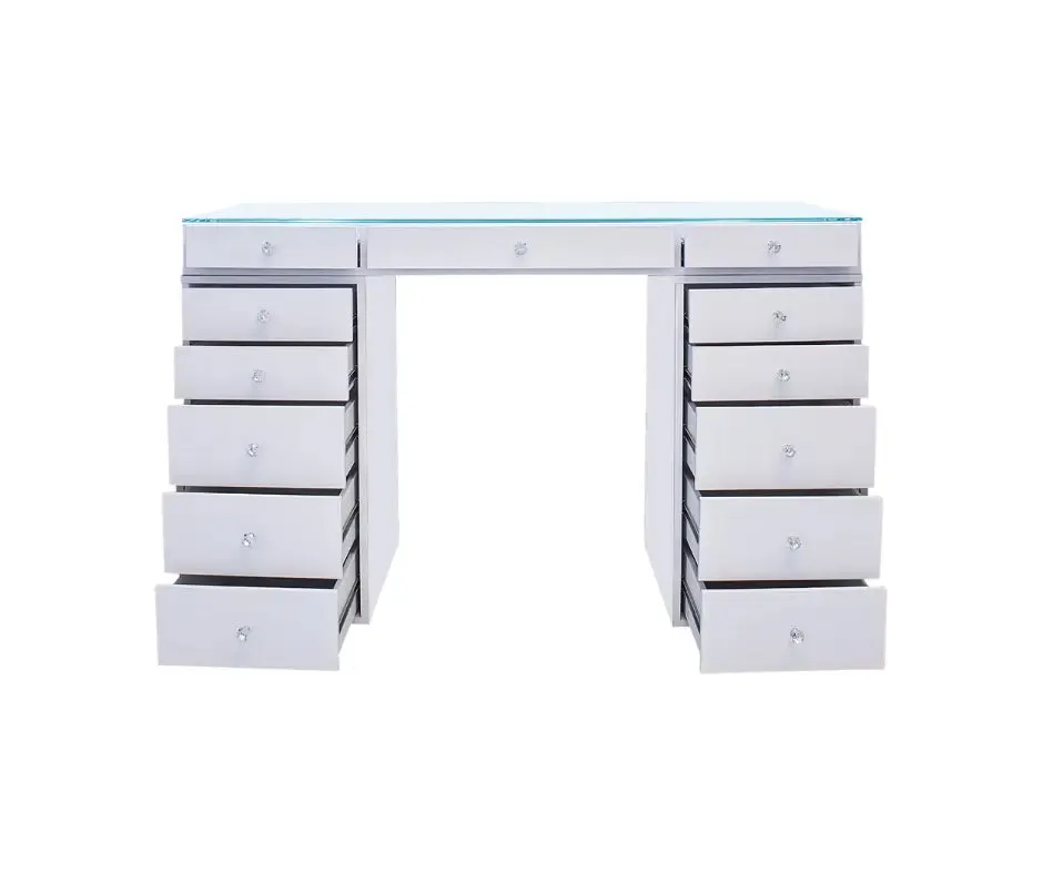 Slaystation 2.0 Hollywood Makeup Vanity Table - White