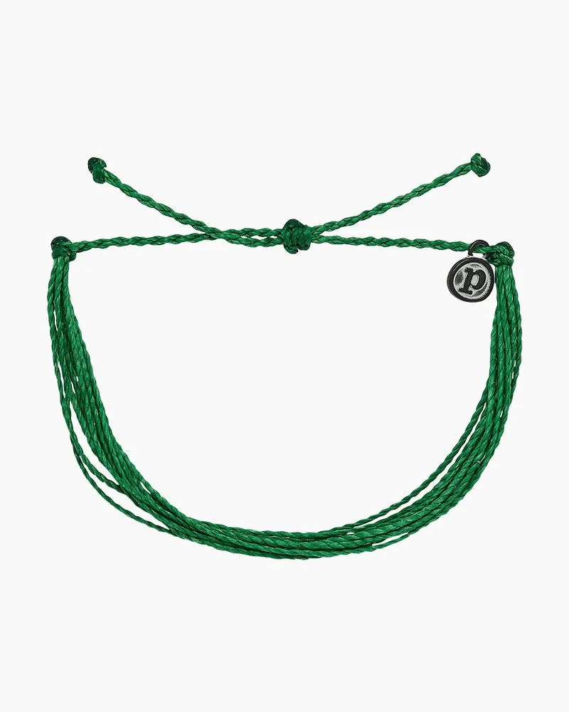 Solid Dark Green Pura Vida Bracelet