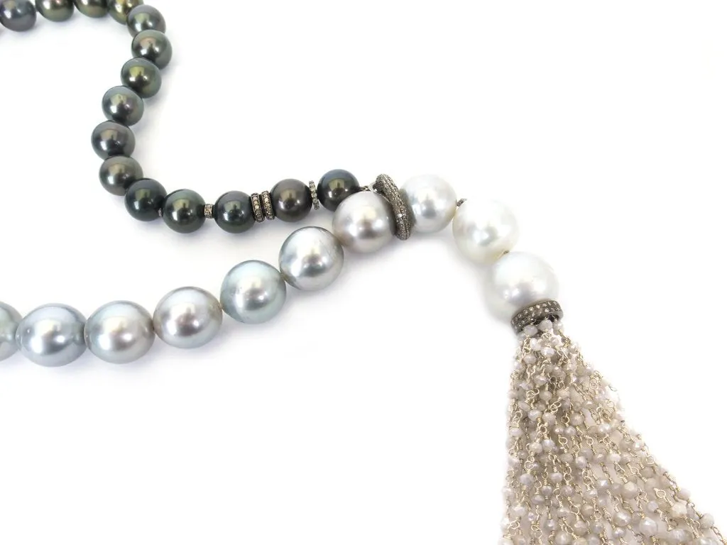 South Sea Pearl Strand Lariat