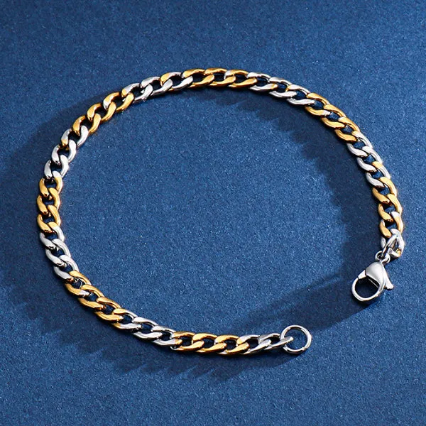 Stainless Steel Hip Hop Bracelet 不銹鋼嘻哈手鍊 KJBR16247