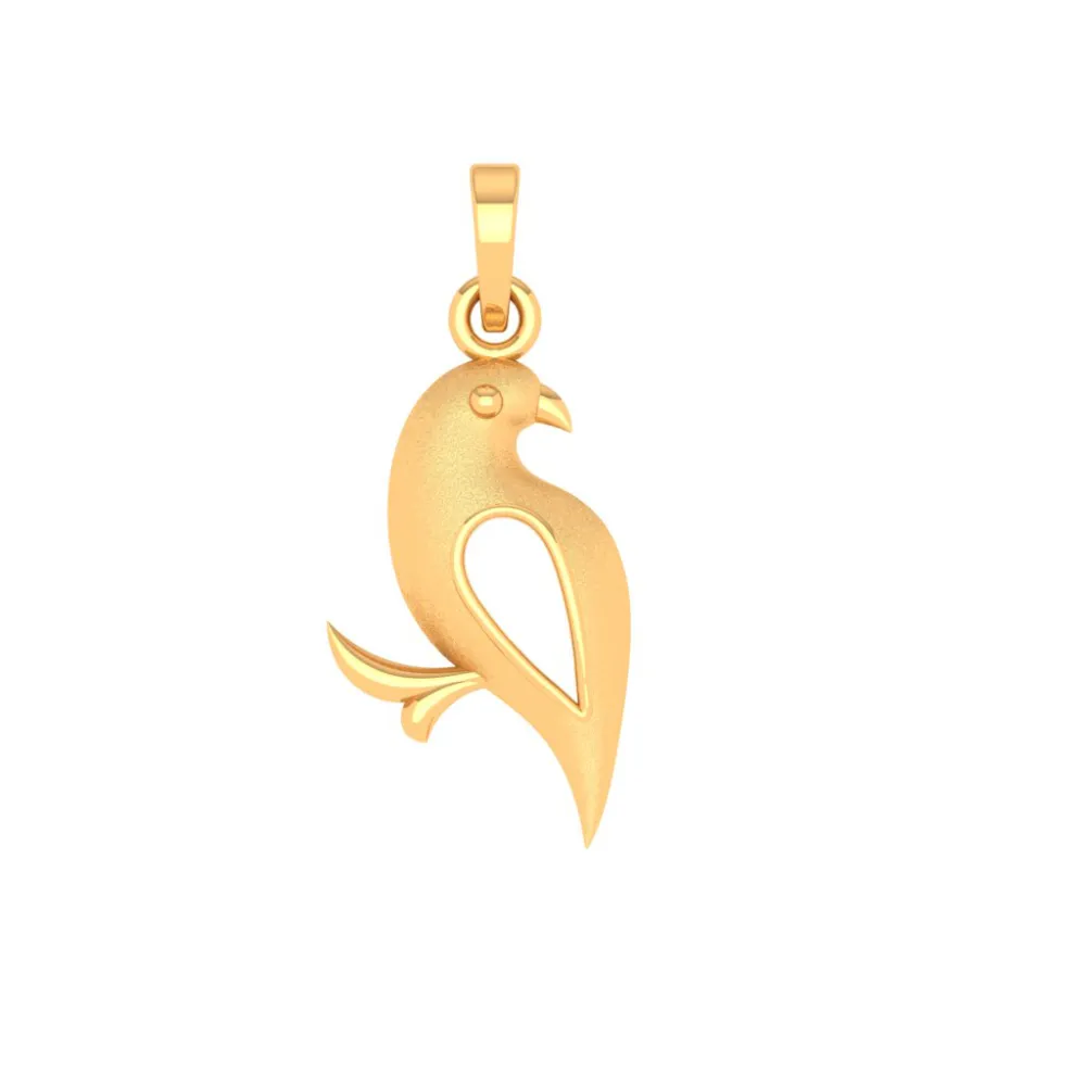 Sterling Gold Bird Pendants