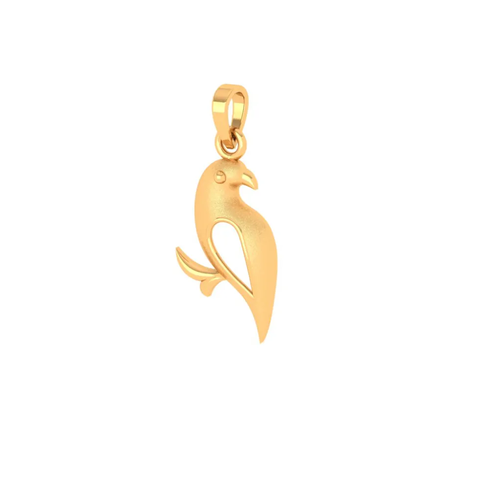 Sterling Gold Bird Pendants