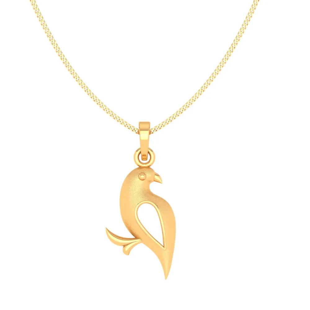 Sterling Gold Bird Pendants