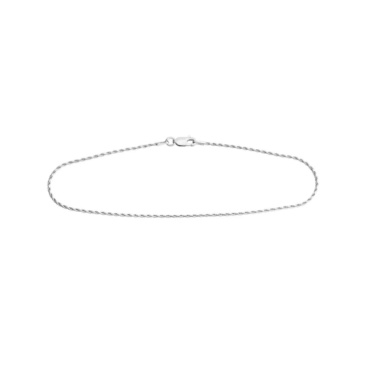 Sterling Silver 2mm D/C Rope Chain