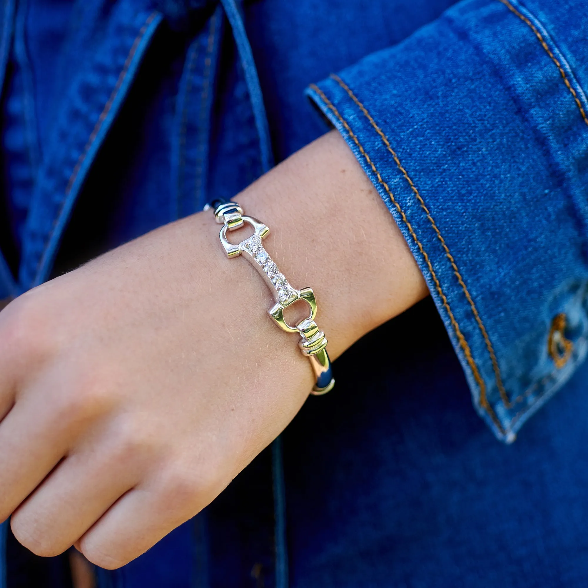 Sterling Silver Bit Bracelet