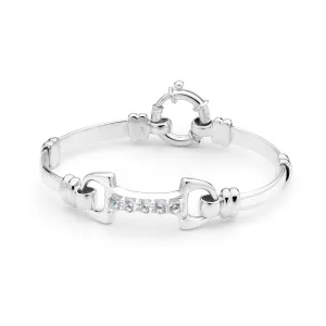 Sterling Silver Bit Bracelet