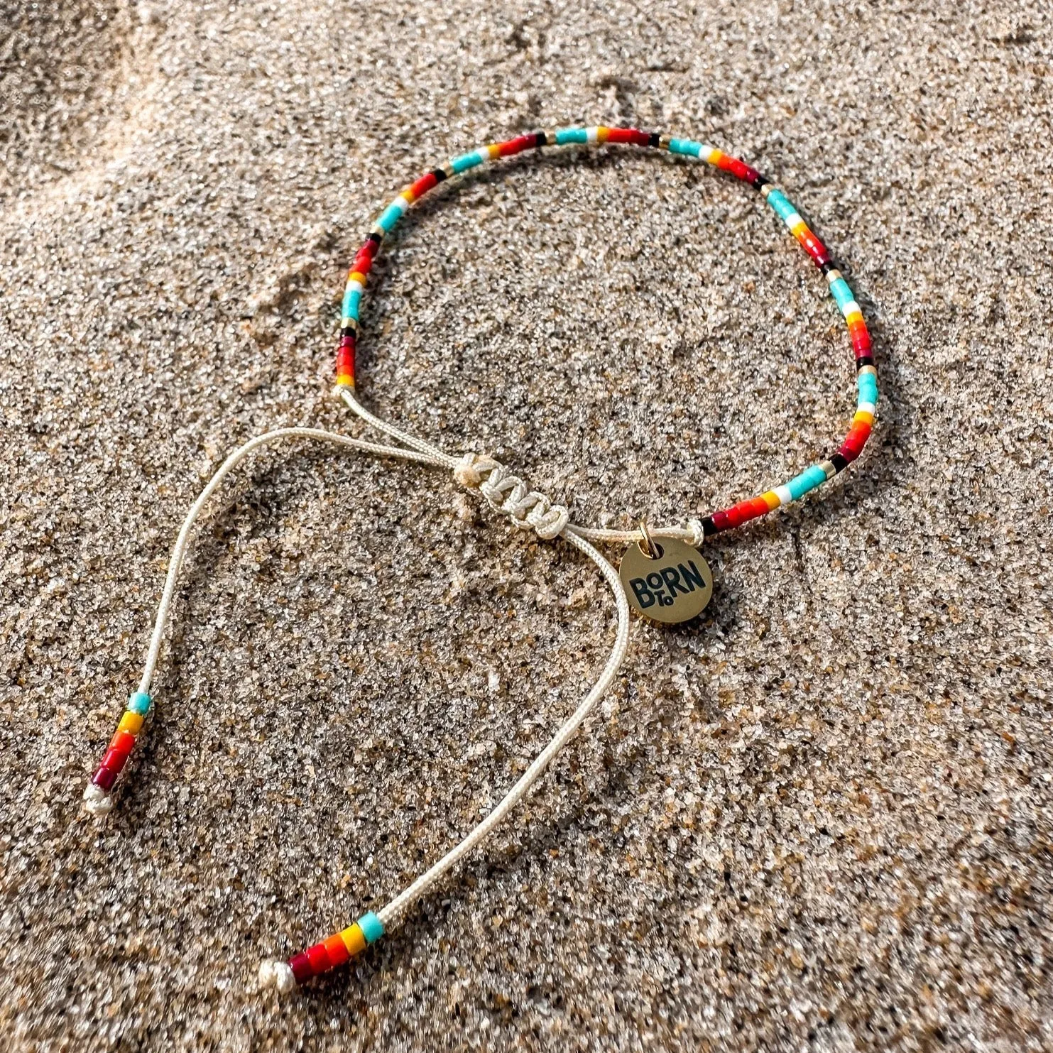 SUNSET - stackable adjustable pull-tie bracelet