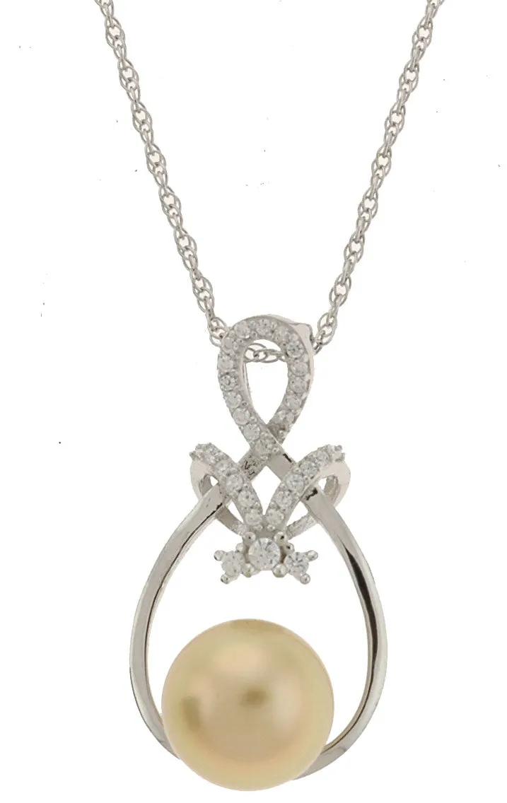 Tear Drop South Seas Pearl Necklace (SKU: 192637)