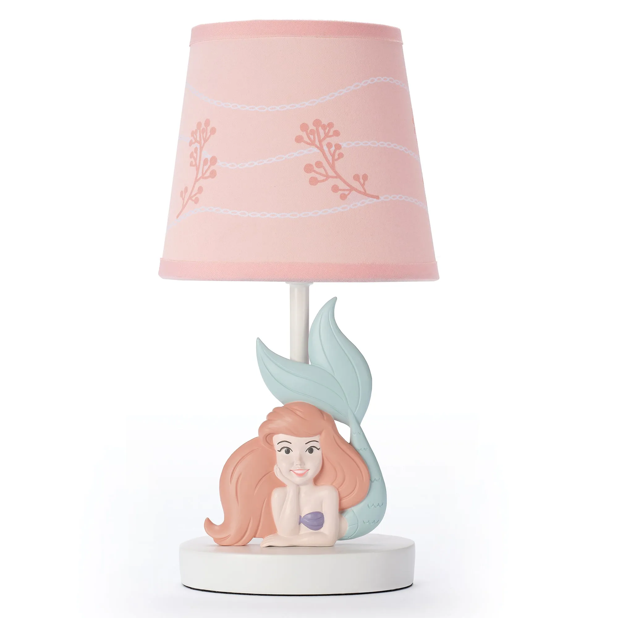 The Little Mermaid Lamp with Shade & Bulb