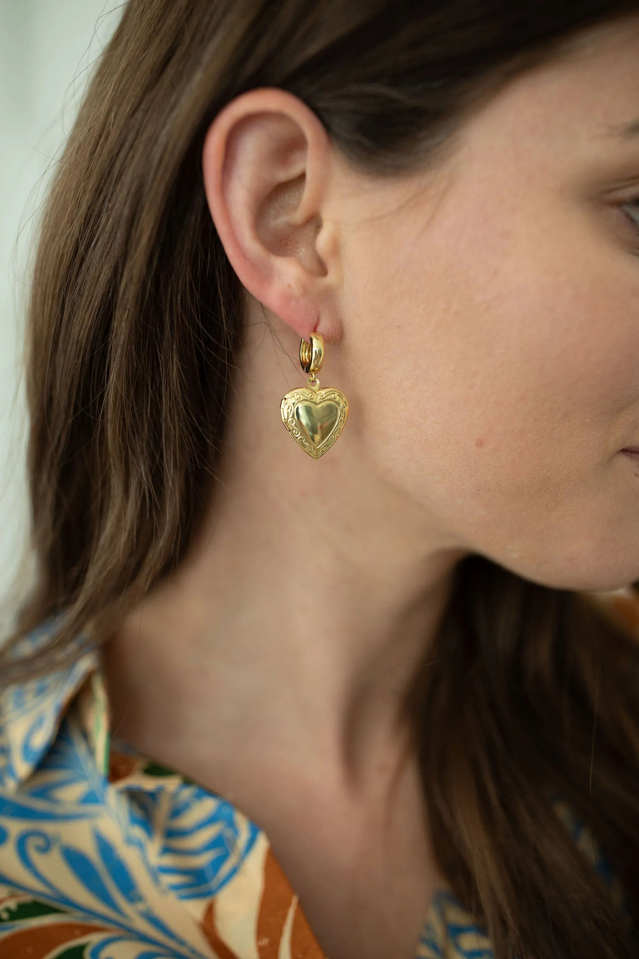 The Palermo Locket Earrings