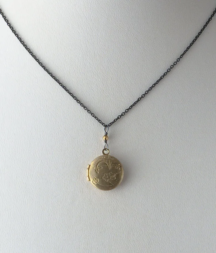 Tiny Round Locket