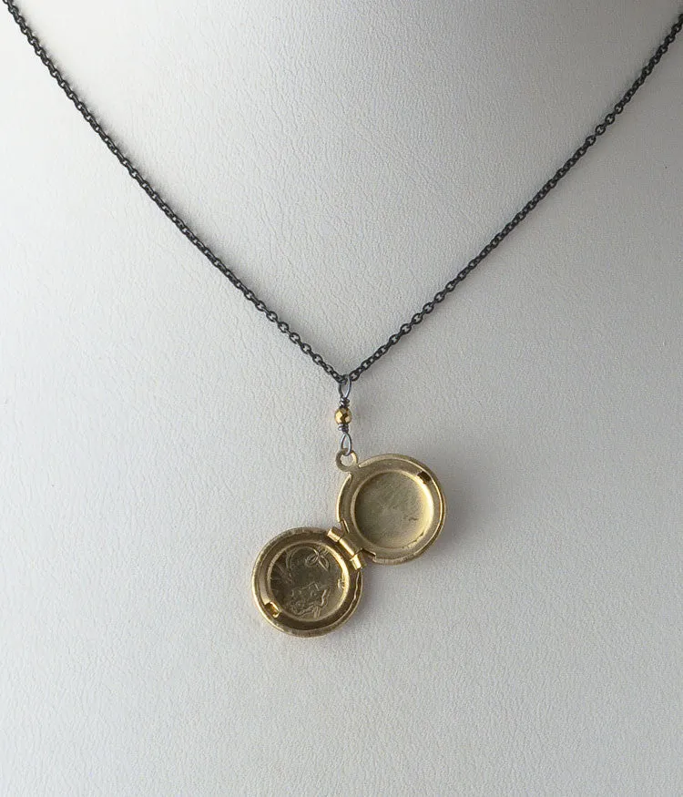 Tiny Round Locket