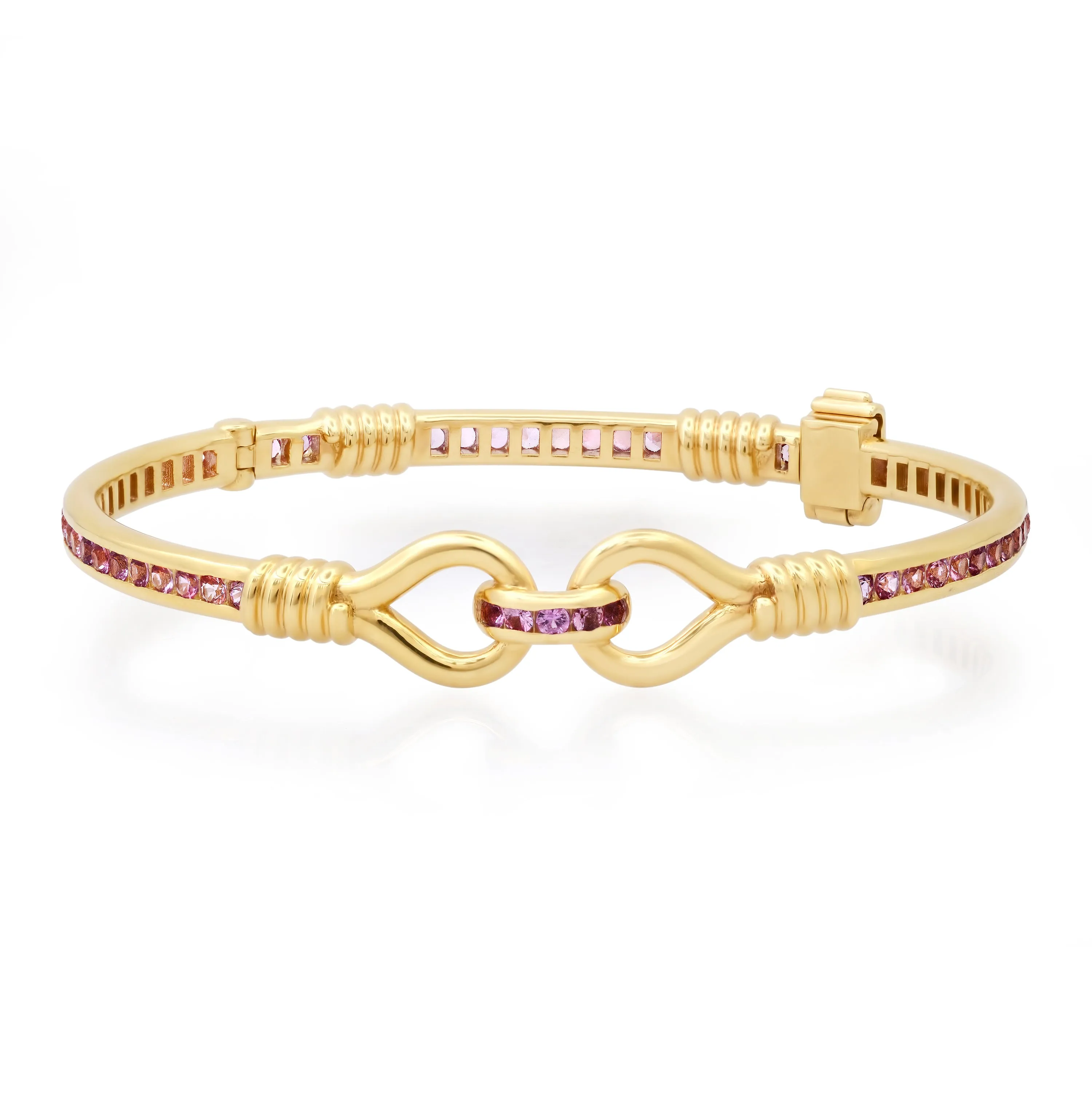 Toi et Moi Double-Knot Bracelet - Pink Sapphire