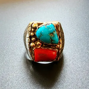 Traditional Navajo Ring - Size 10.75