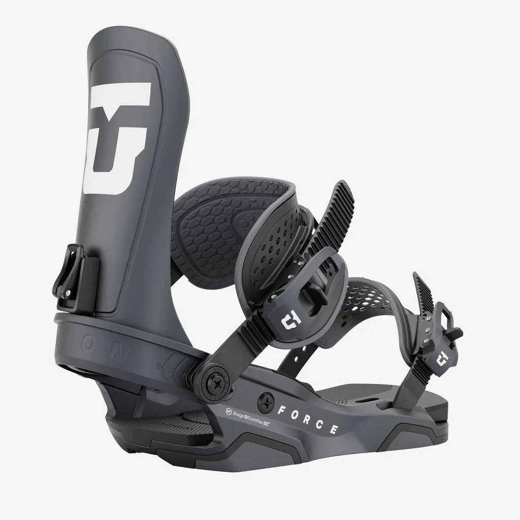 Union Force Snowboard Bindings - Gunmetal Team HB 2025