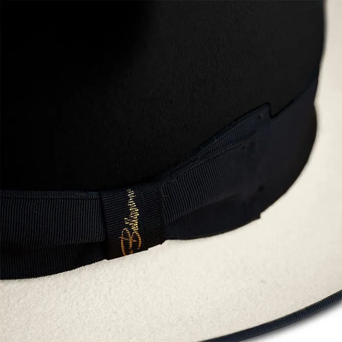 Urban Two Tone Fedora-Black White