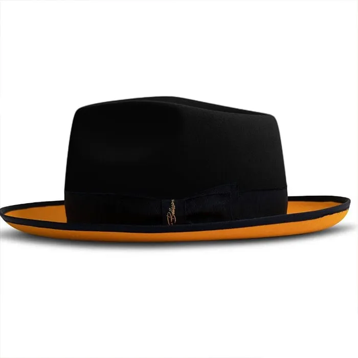 Urban Two Tone Fedora-Black White