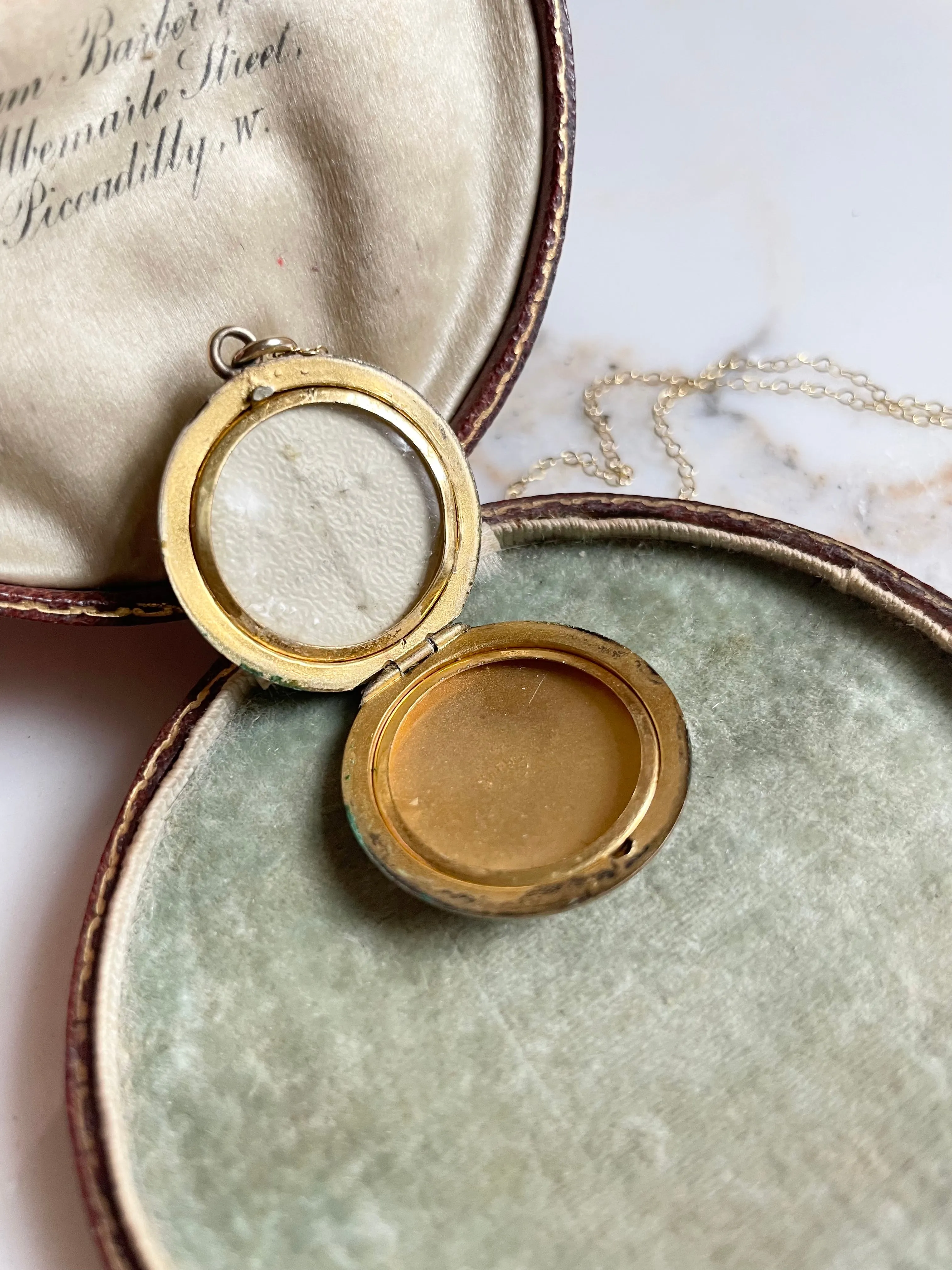 Victorian Cross Locket