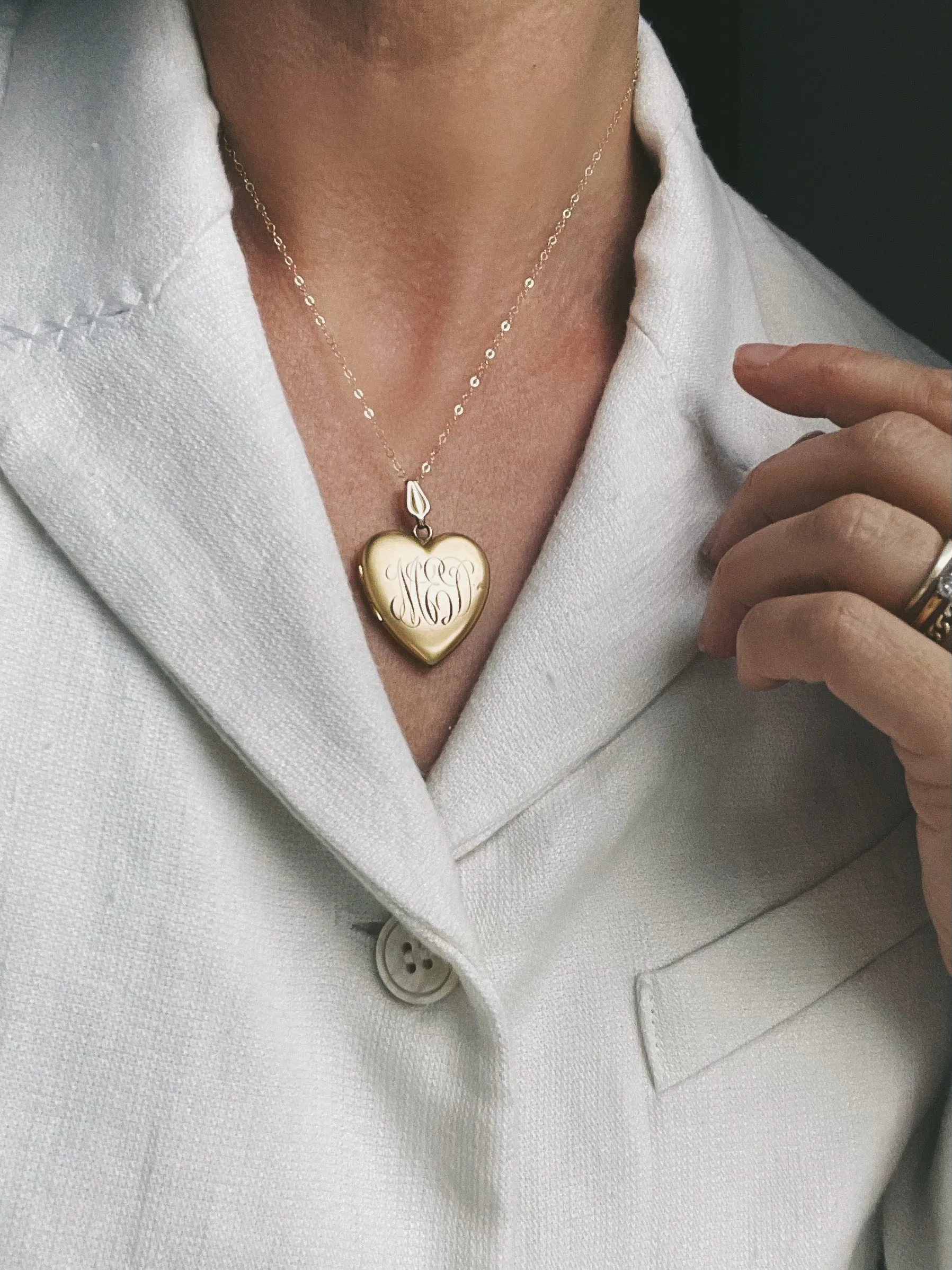 Victorian Gold Fill Heart Locket