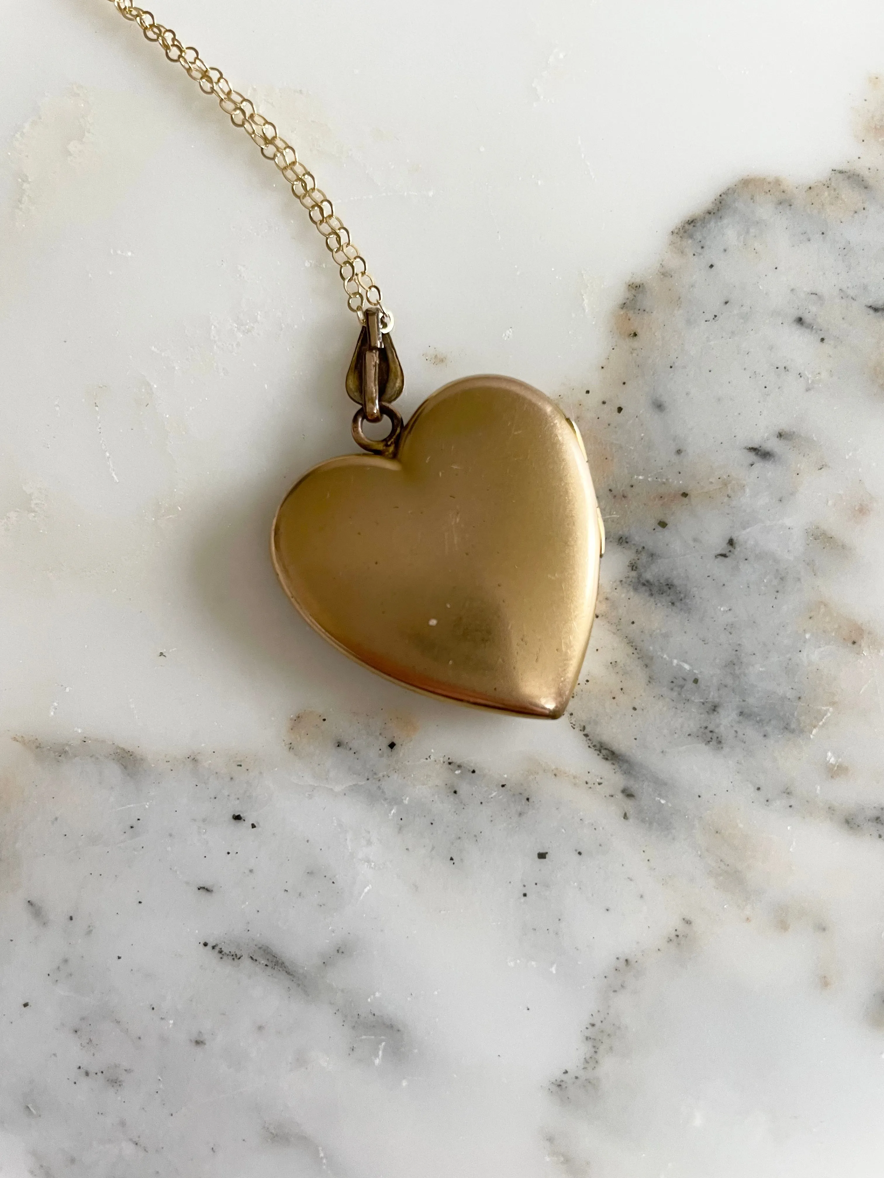 Victorian Gold Fill Heart Locket