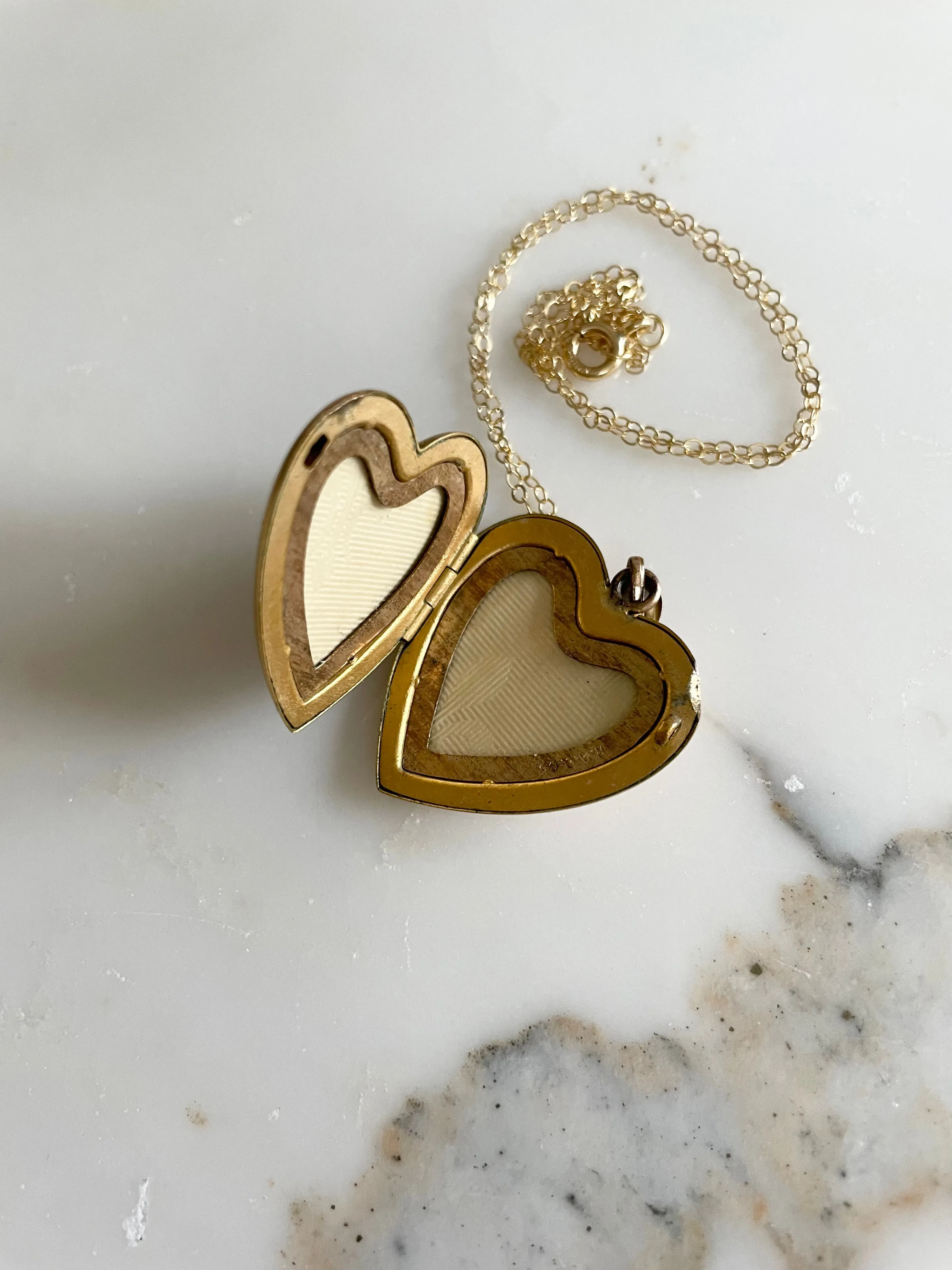 Victorian Gold Fill Heart Locket