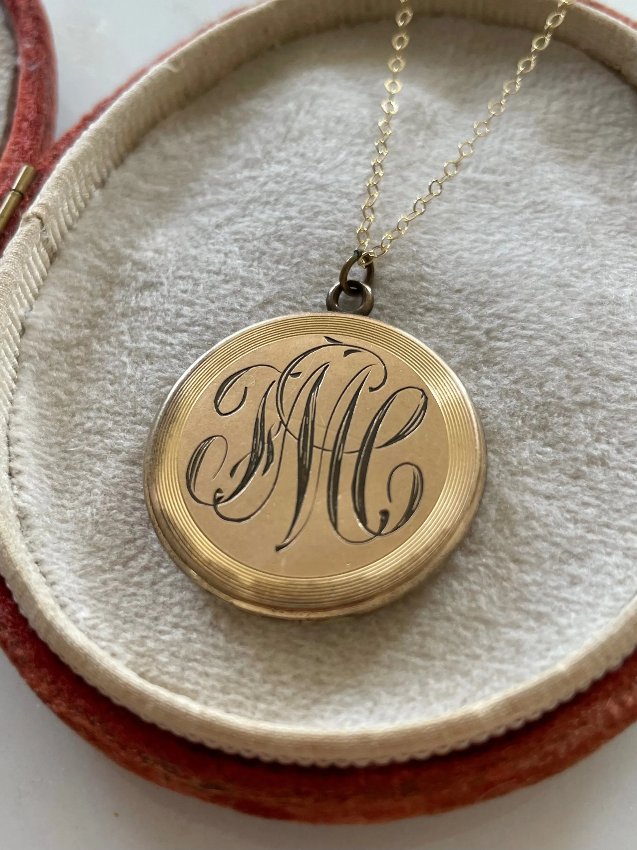 Victorian Monogram Locket