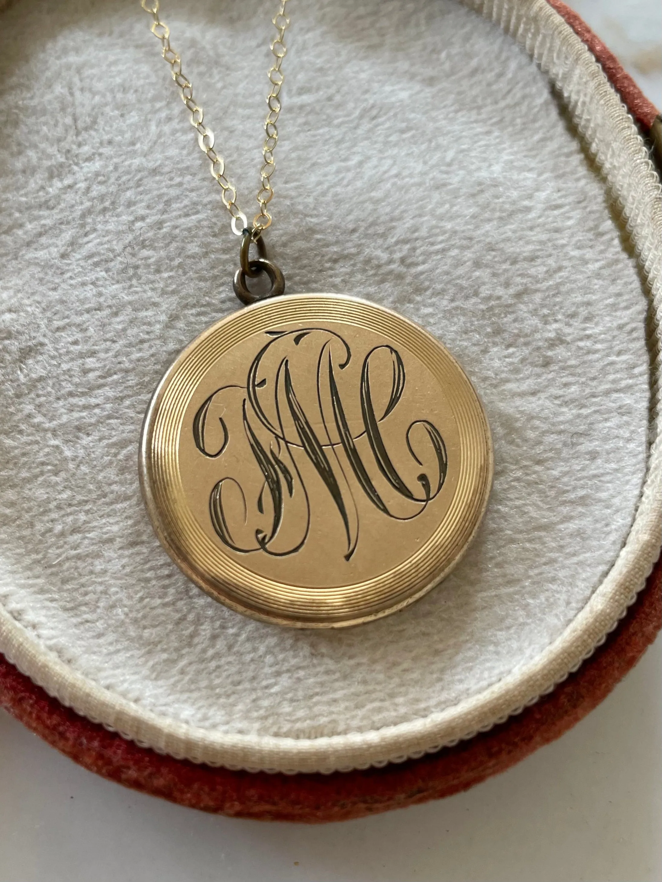 Victorian Monogram Locket