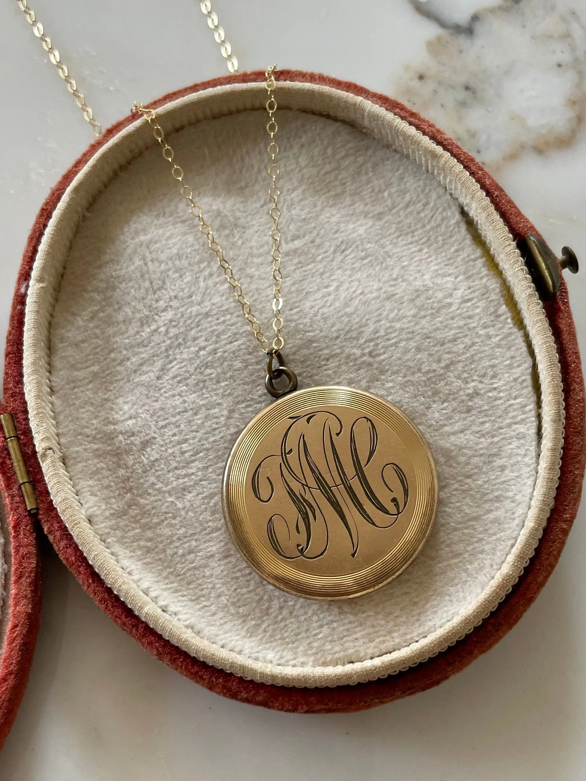 Victorian Monogram Locket