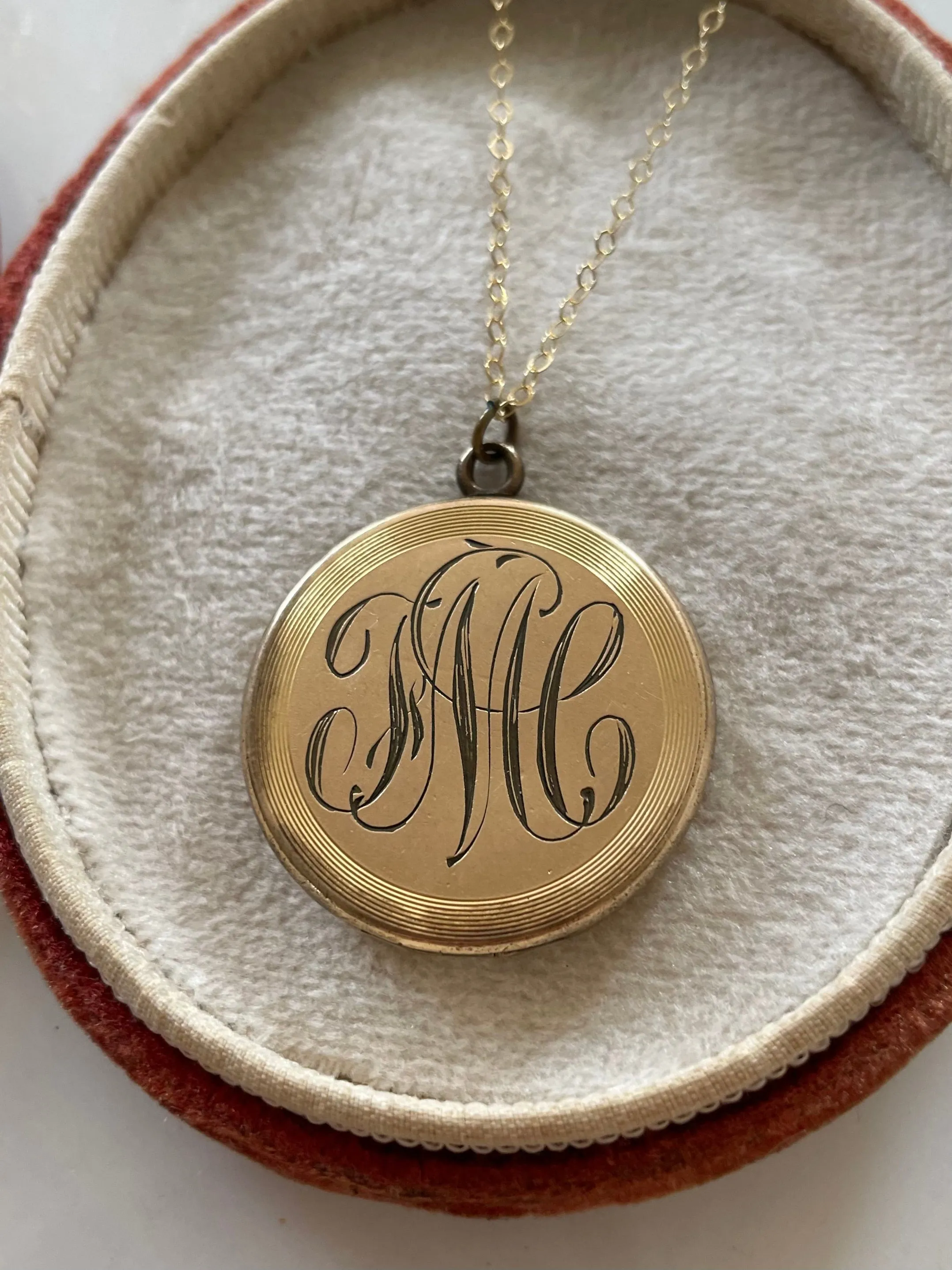 Victorian Monogram Locket