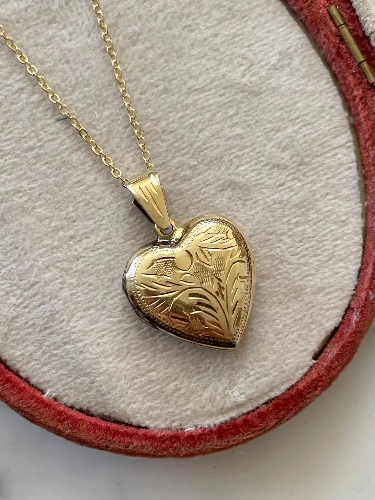 Vintage Take Heart Locket