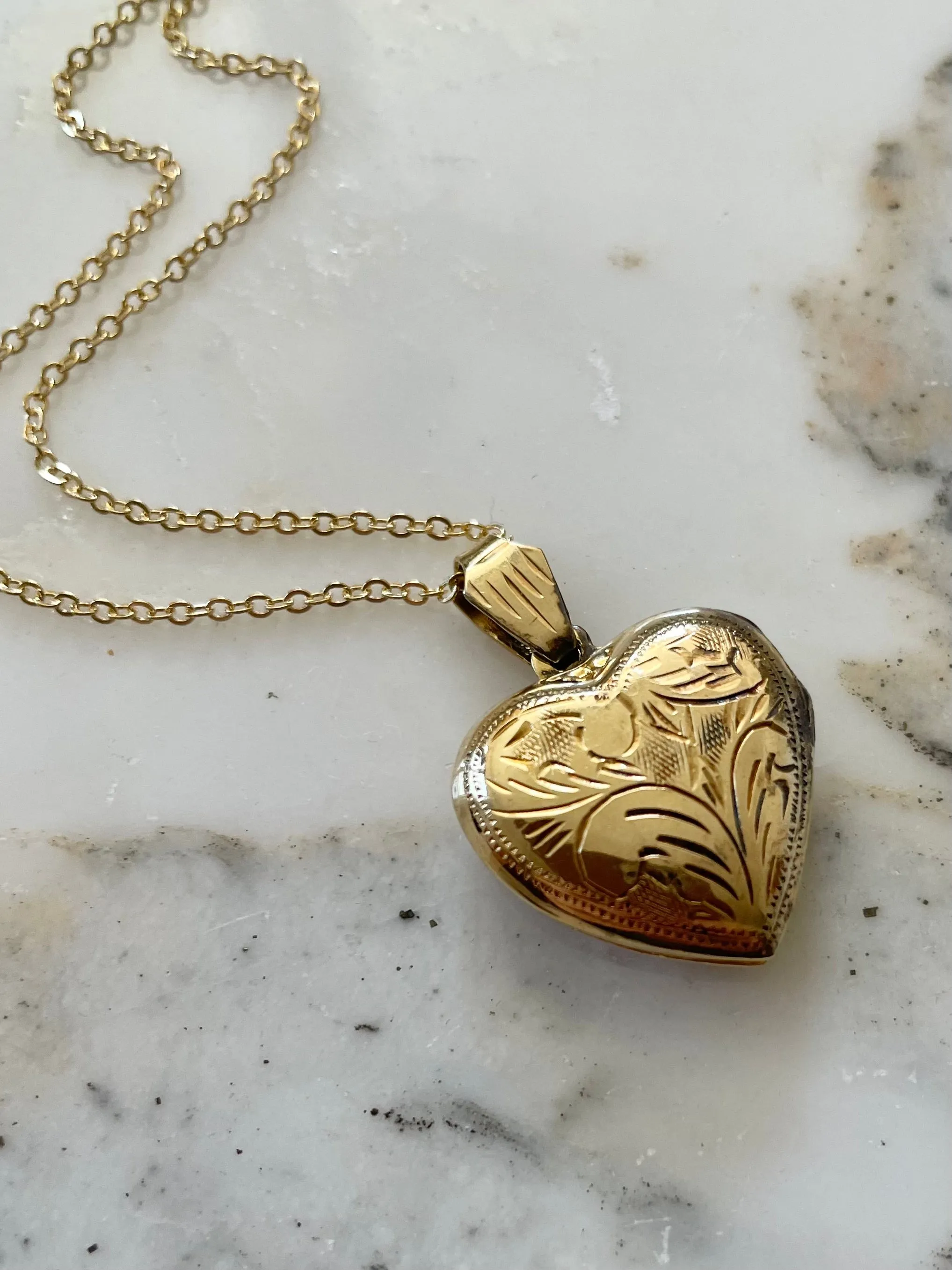 Vintage Take Heart Locket