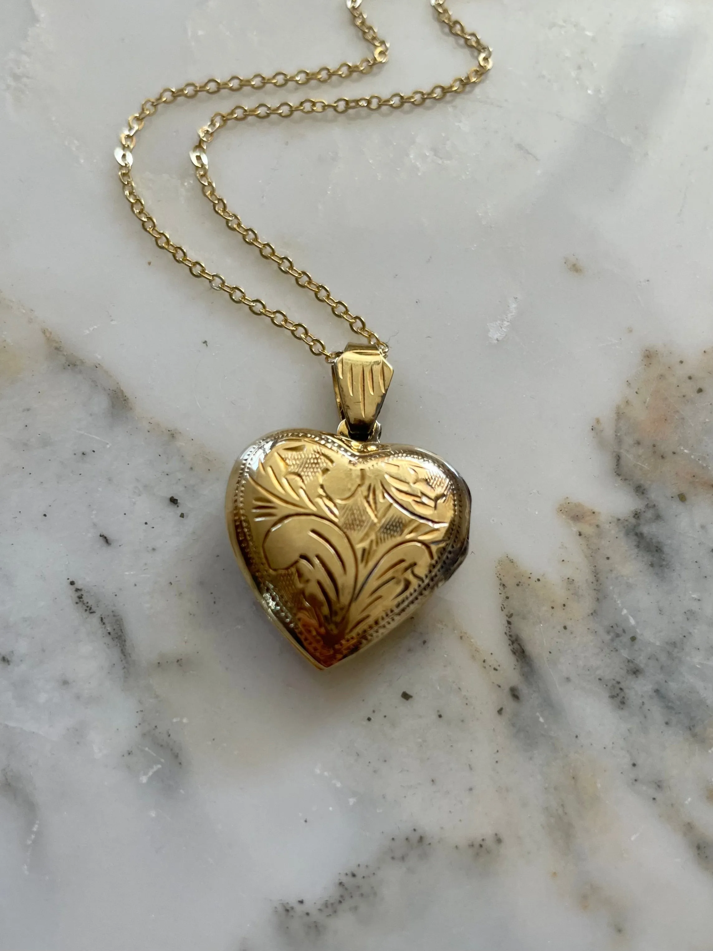 Vintage Take Heart Locket