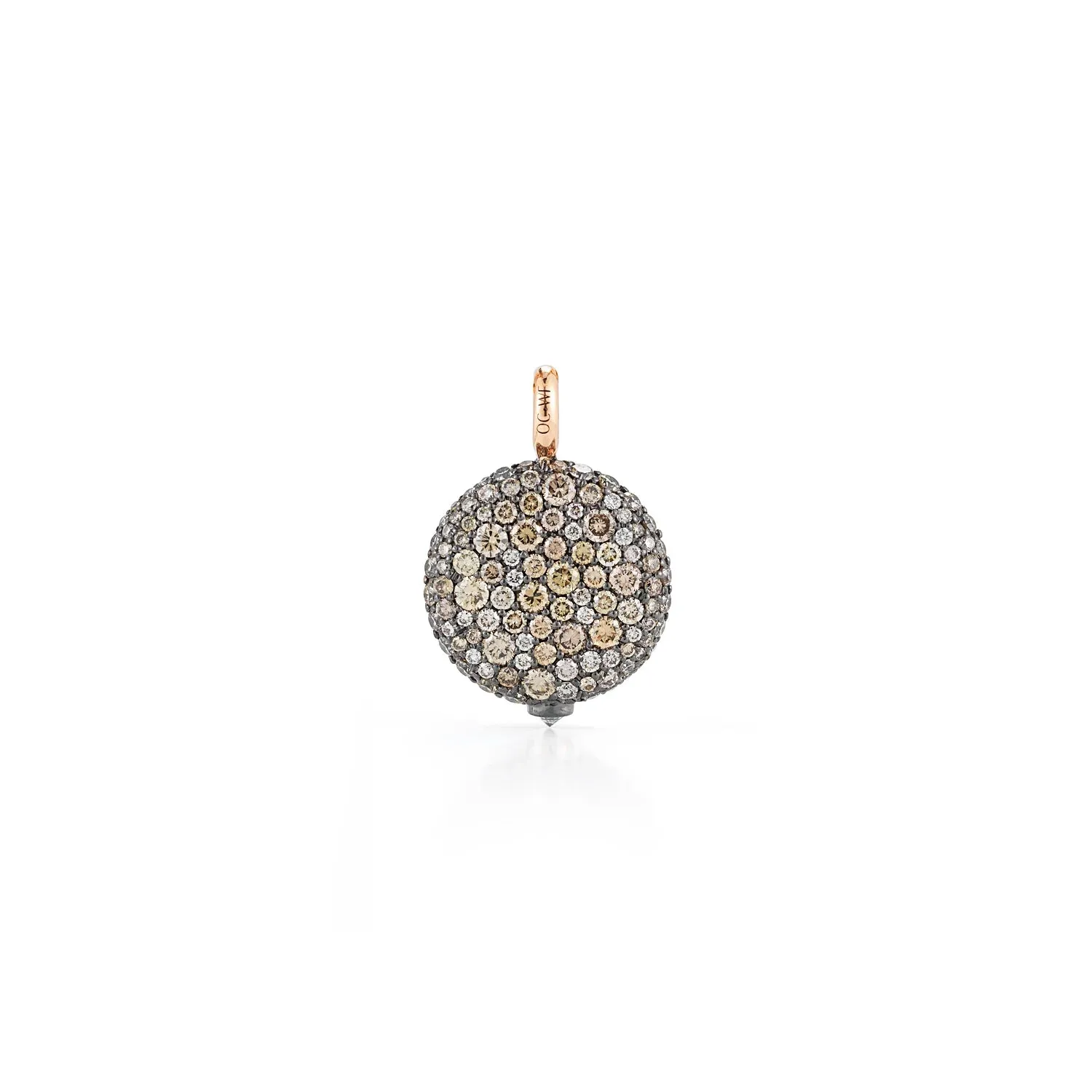 Walters Faith 'OC x WF' Champagne Diamond Pebble Locket Charm