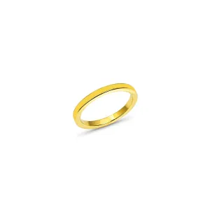 Yellow Enamel Band Size 6